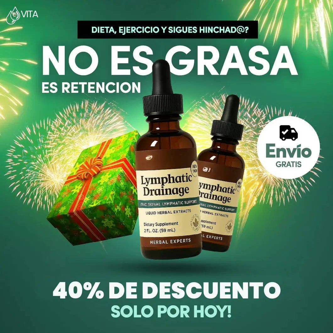 Gotas Vita – Desintoxicación Linfatica de Forma Natural