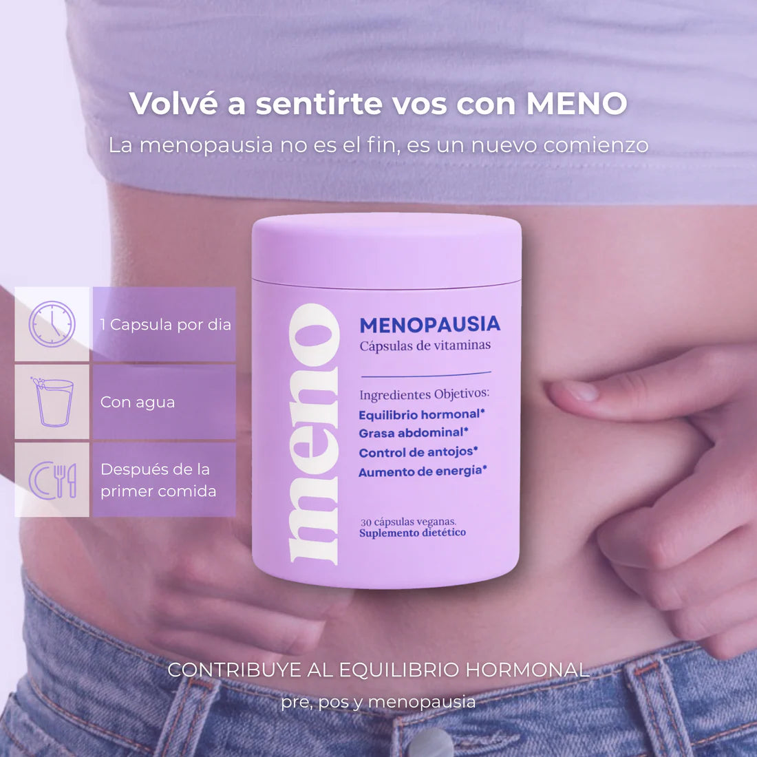 MENO® l Cápsulas Adelgazantes Menopausia