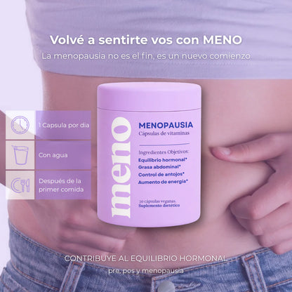 MENO® l Cápsulas Adelgazantes Menopausia